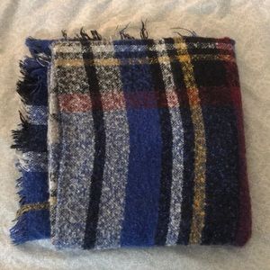 Plaid Blanket Scarf